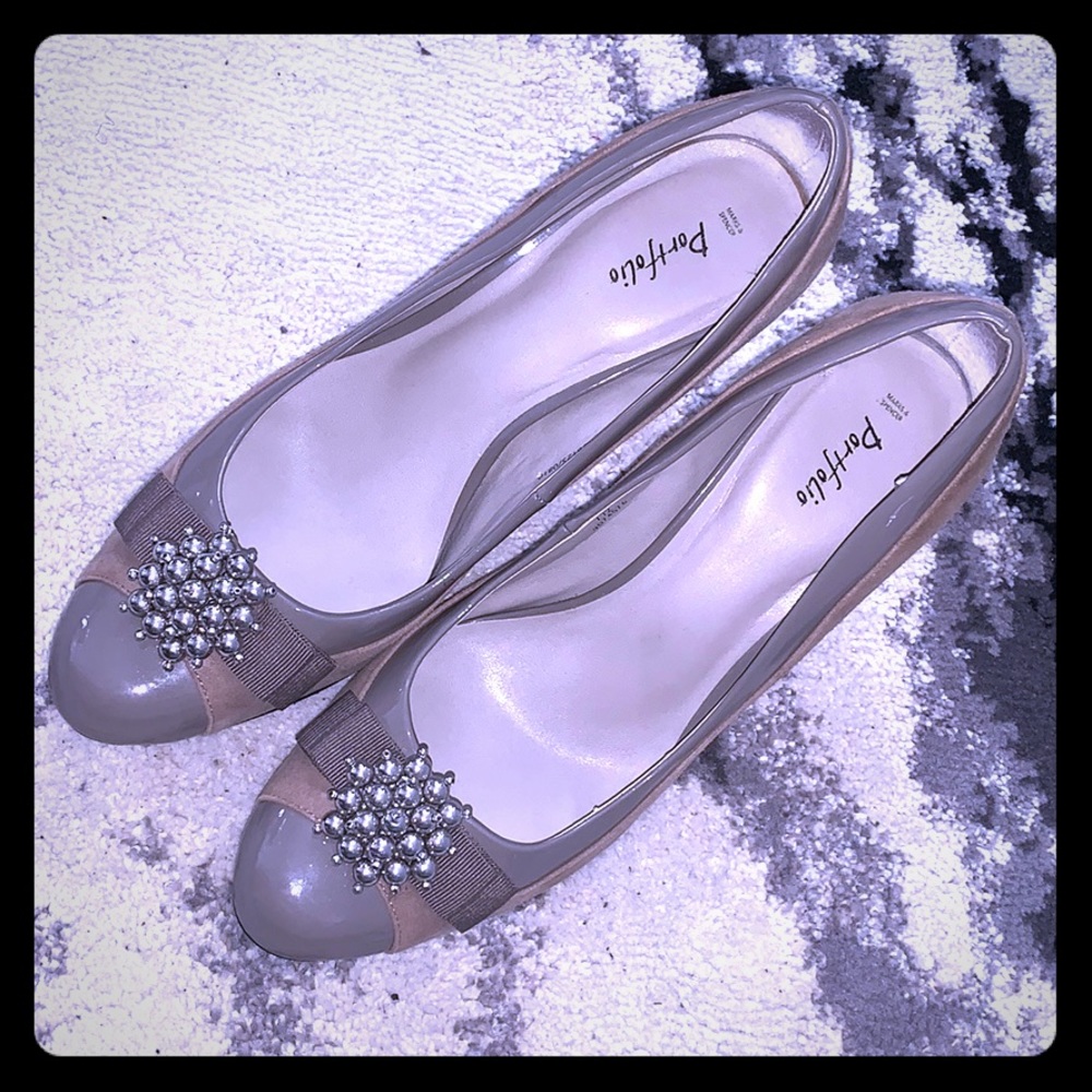 Snowflake Design Tassel Heels - Size 10